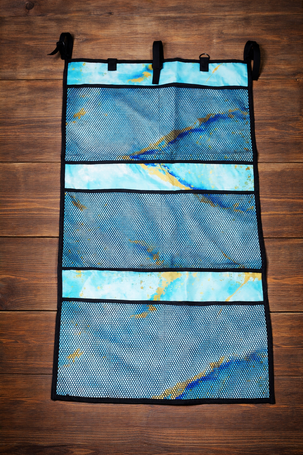 Trailer Organizer-Turquoise Marble