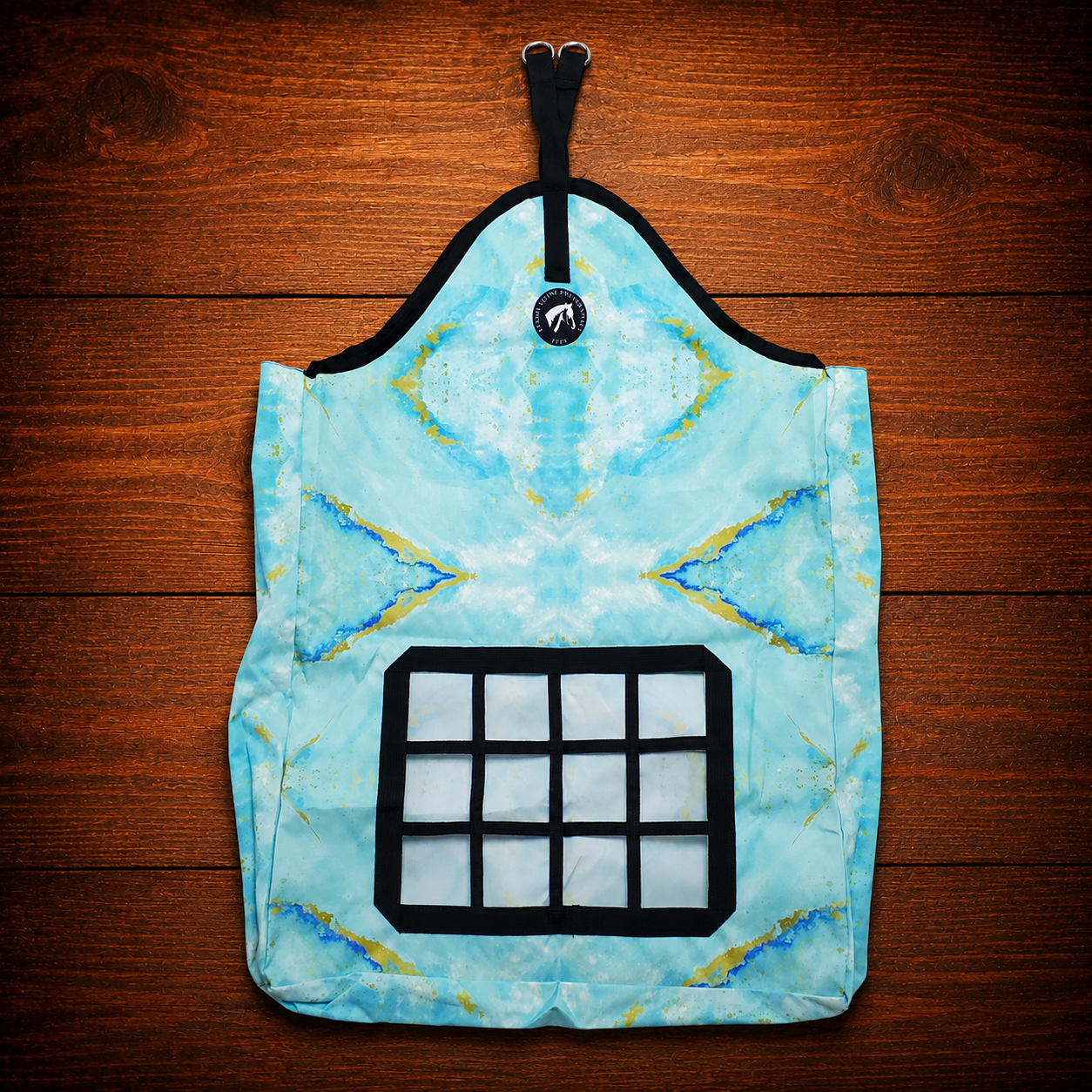 Hanging Hay Bag - Turquoise Stone