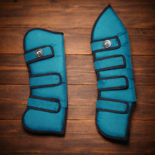 Shipping Boots-Teal