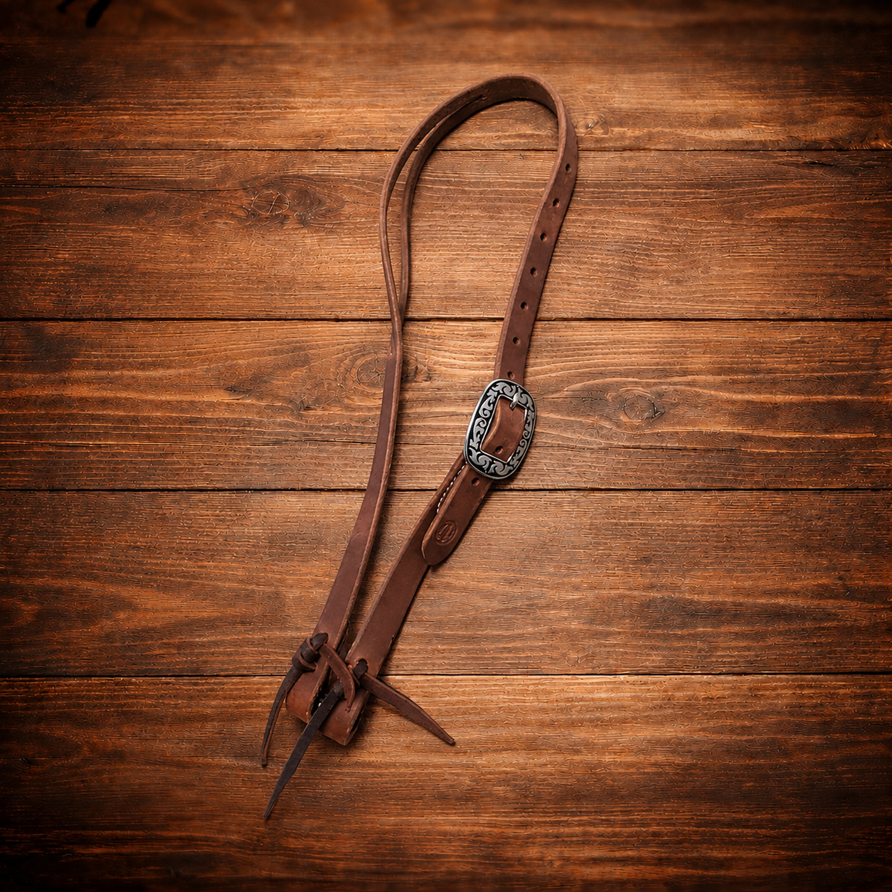 Split Ear Headstall- Floral JW Buckle