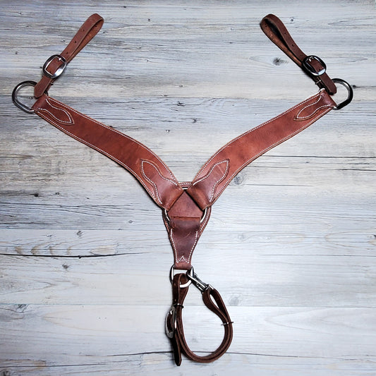 Harness Leather Breast Collar O Ring