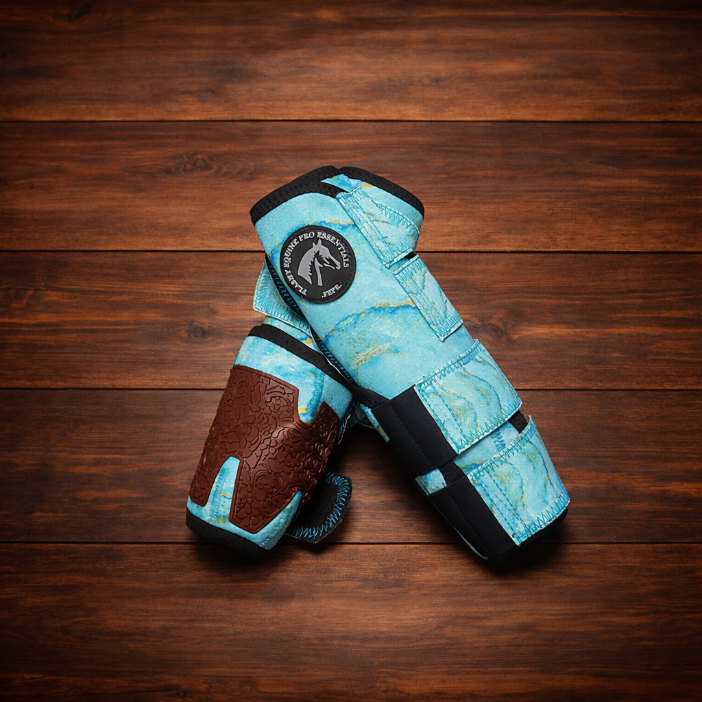 FlashFlex Support Boot-Turquoise Marble