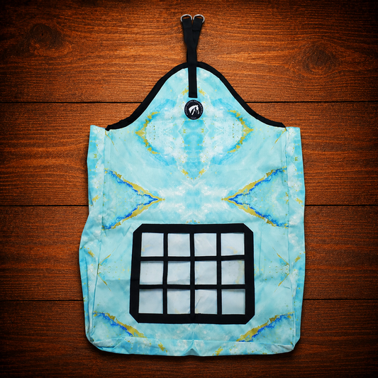 Hanging Hay Bag - Turquoise Stone