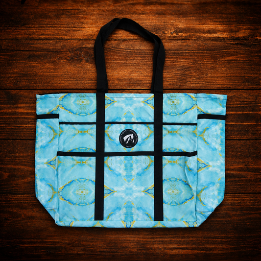 Grooming Tote - Turquoise Stone
